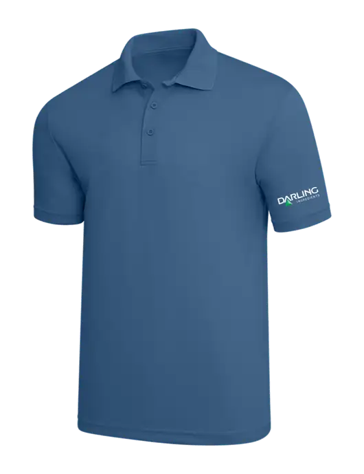 Slate Blue PosiCharge RacerMesh Polo w/Darling Ingredients Logo