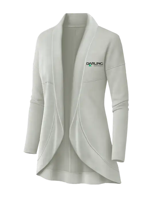 OGIO Ivory Snow Womens Luuma Cocoon Fleece w/Darling Ingredients Logo