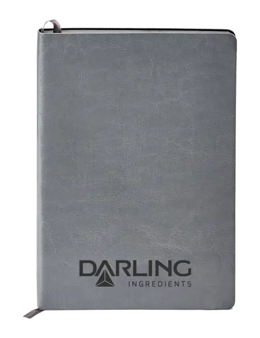 Fabrizio Grey Soft Cover 5.75 x 8.125 Journal w/Darling Ingredients Logo