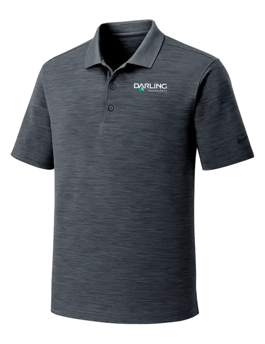 Nike Dri-FIT Dark Grey Striated Polo w/Darling Ingredients Logo