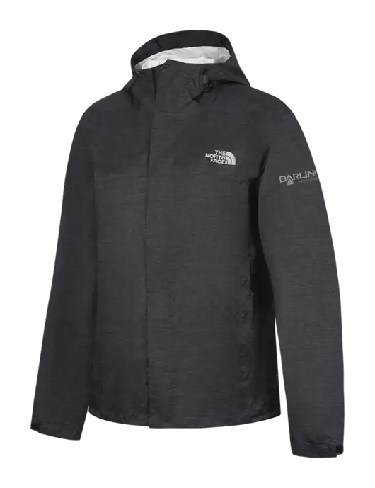 The North Face Dark Grey Heather DryVent Rain Jacket w/Darling Ingredients Logo