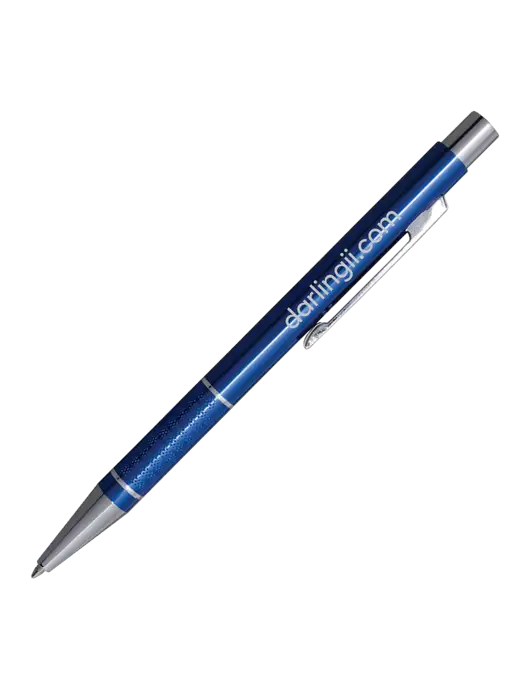 St George Blue Pen - Blue Ink w/DI URL Logo, Darling Ingredients Logo