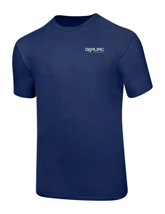 Ring Spun Navy 4.5 oz T-Shirt w/Darling Ingredients Logo