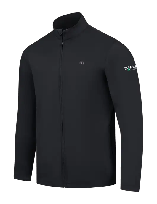 TravisMathew Black Surfside Full-Zip Jacket w/Darling Ingredients Logo