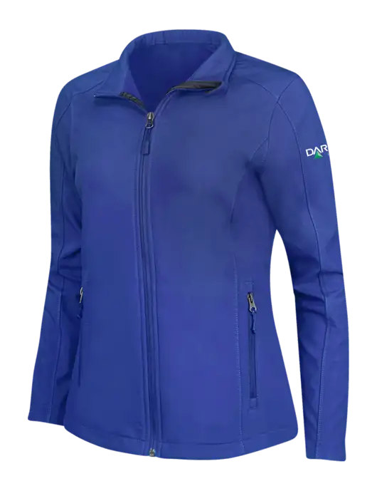 Dark Royal Womens Core Soft Shell Jacket w/Darling Ingredients Logo