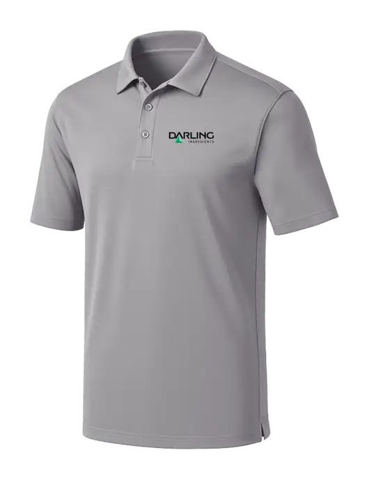 Light Grey Silk Touch Performance Polo w/Darling Ingredients Logo