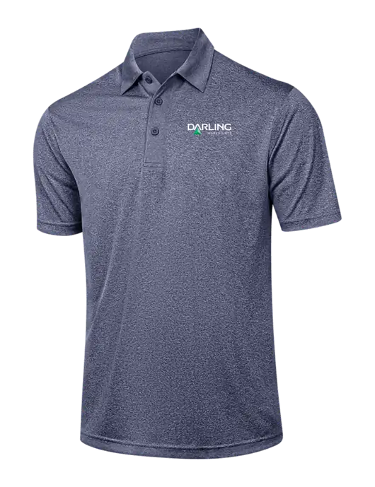 Navy Heather Contender Polo w/Darling Ingredients Logo