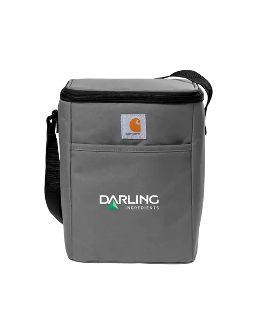 Carhartt Medium Grey Vertical 12-Can Cooler w/Darling Ingredients Logo