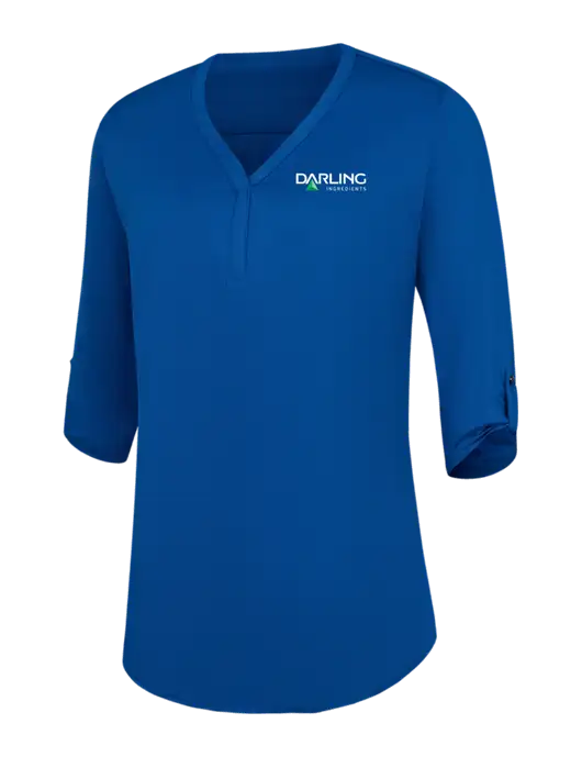 Womens Royal City Stretch 3/4-Sleeve Tunic w/Darling Ingredients Logo