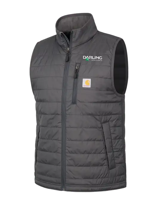 Carhartt Dark Grey Gilliam Vest w/Darling Ingredients Logo