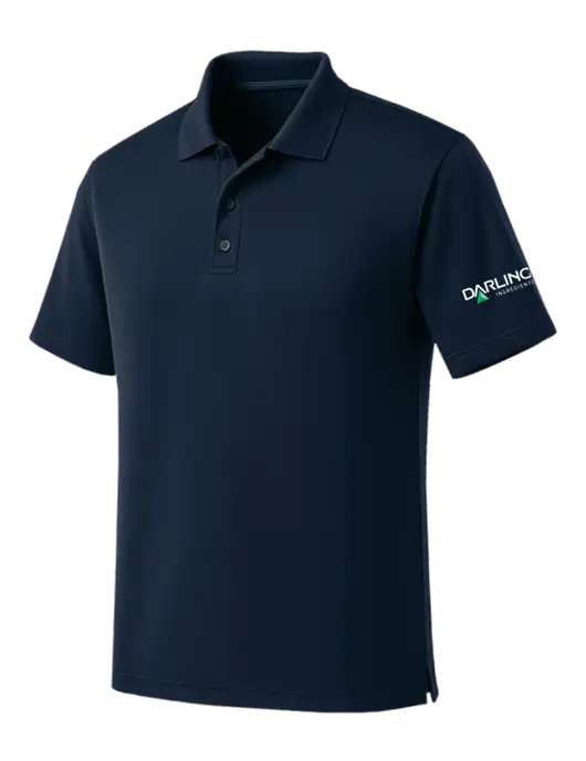 Dark Navy Dry Zone UV Micro Mesh Polo w/Darling Ingredients Logo