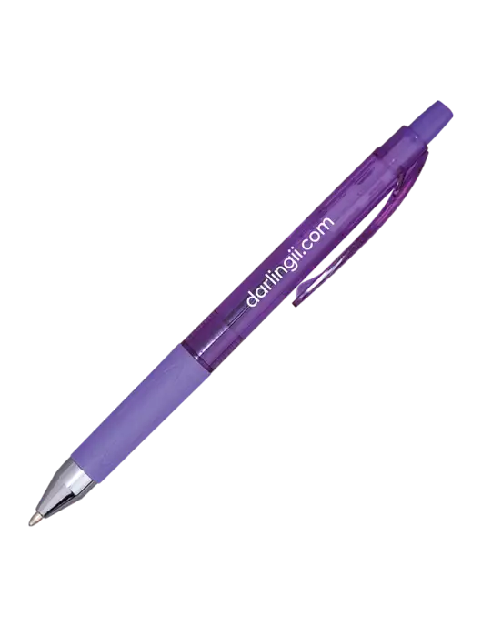 Translucent Purple Tint Pen - Purple Ink w/DI URL Logo, Darling Ingredients Logo