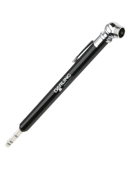 Quick View Black Tire Gauge w/Darling Ingredients Logo