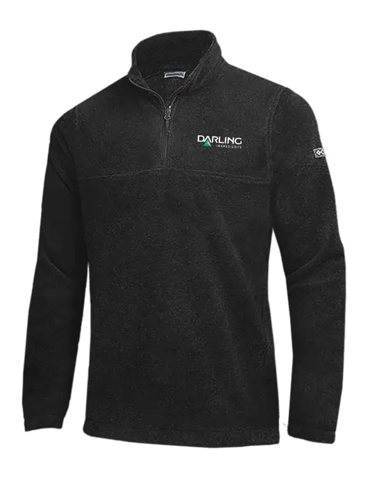 Columbia Black Steens Mountain Fleece 1/2 Zip Pullover w/Darling Ingredients Logo