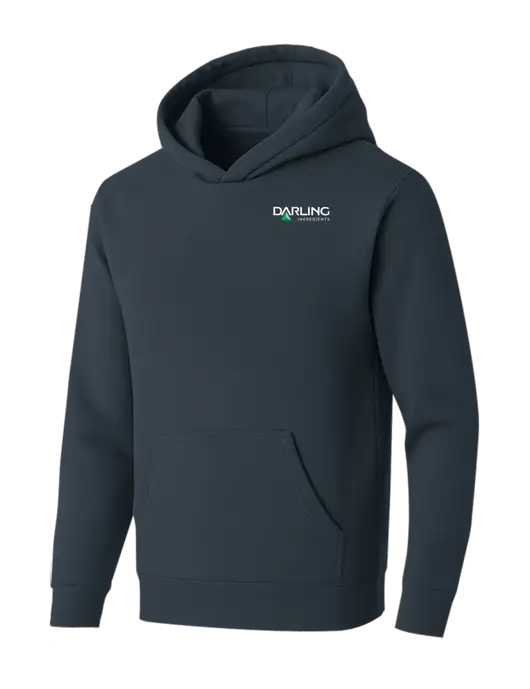 BELLA+CANVAS Dark Grey Sponge Fleece Pullover Hoodie w/Darling Ingredients Logo