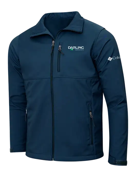 Columbia Navy Ascender Softshell Jacket w/Darling Ingredients Logo