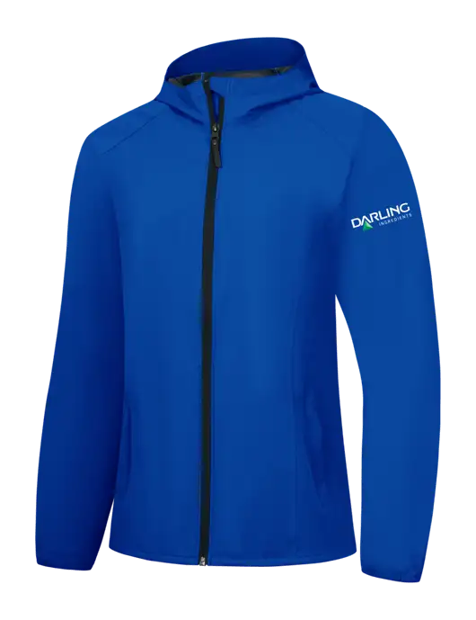 Womens Royal Essential Rain Jacket w/Darling Ingredients Logo
