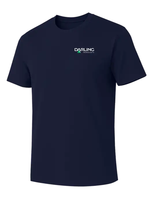 Allmade Dark Navy Organic Cotton Tee w/Darling Ingredients Logo