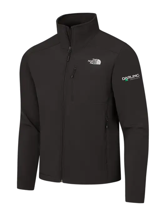 The North Face Black Apex Barrier Soft Shell Jacket w/Darling Ingredients Logo