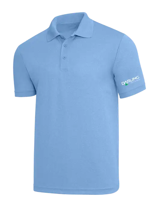 Light Royal Heather PosiCharge RacerMesh Polo w/Darling Ingredients Logo