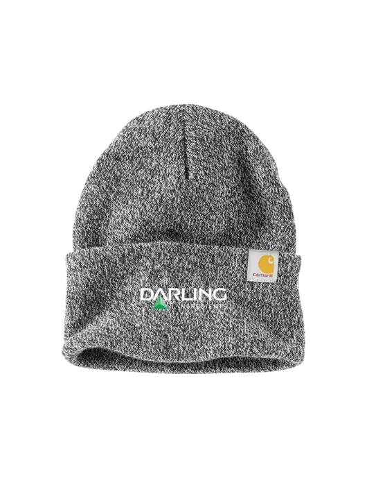 Carhartt Medium Grey Heather Watch Cap 2.0 w/Darling Ingredients Logo