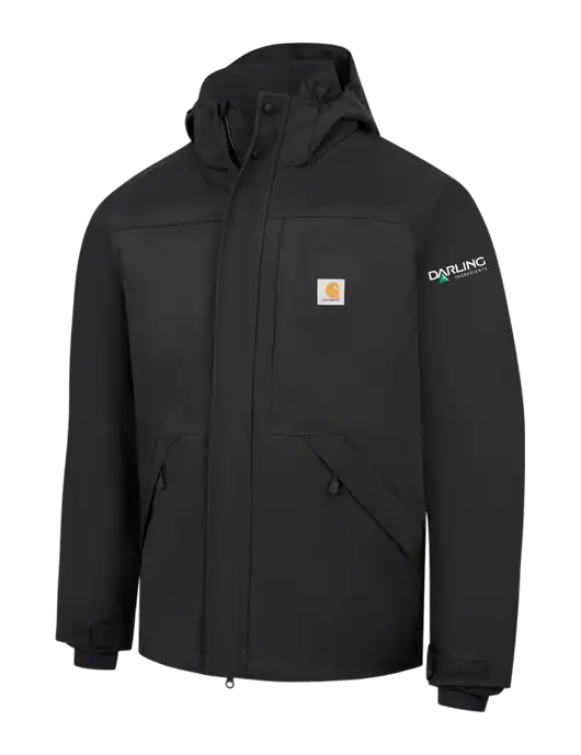 Carhartt Black Storm Defender Shoreline Jacket w/Darling Ingredients Logo