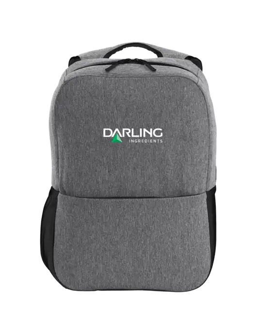 Access Square Laptop Graphite Heather/Black Backpack w/Darling Ingredients Logo