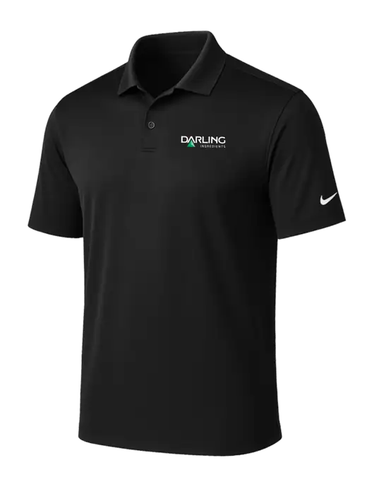NIKE Black Victory Solid Polo w/Darling Ingredients Logo