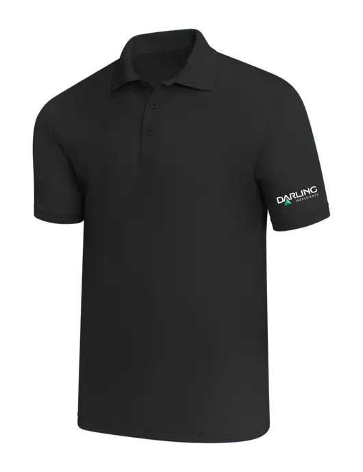 Black PosiCharge RacerMesh Polo w/Darling Ingredients Logo