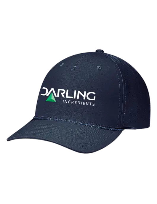 Richardson Laser Perf Performance Dark Navy/Navy-Grey-Blue Rope Cap w/Darling Ingredients Logo