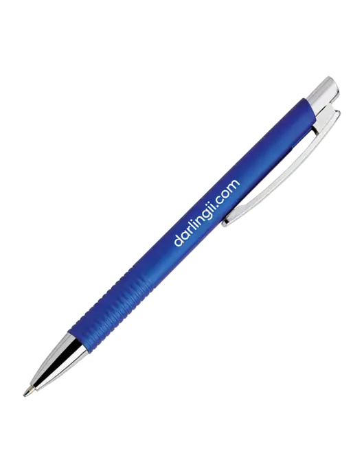 Malay Royal Ballpoint Pen - Blue Ink w/DI URL Logo, Darling Ingredients Logo