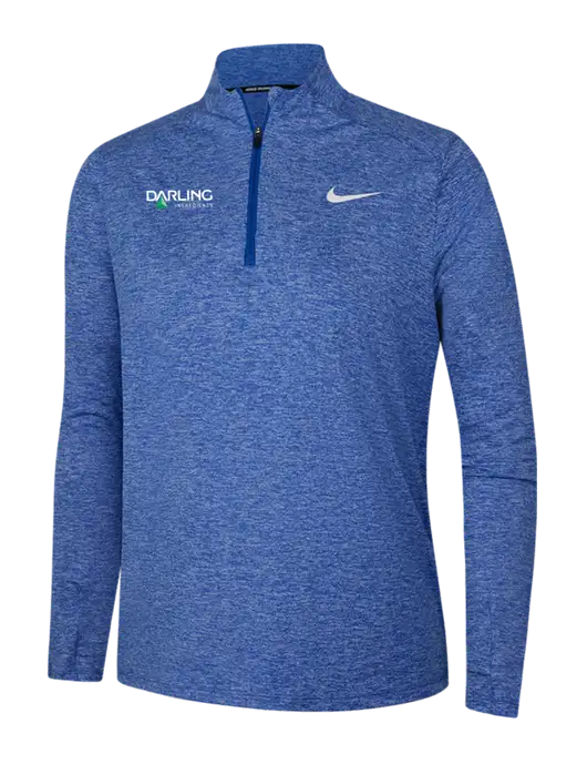 Nike Royal Heather Womens Dri-FIT Element 1/2-Zip Pullover w/Darling Ingredients Logo