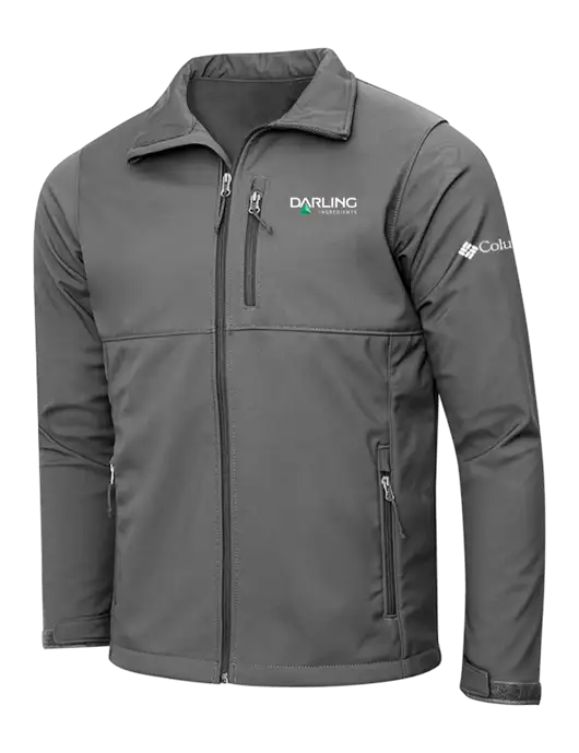 Columbia Medium Grey Ascender Softshell Jacket w/Darling Ingredients Logo