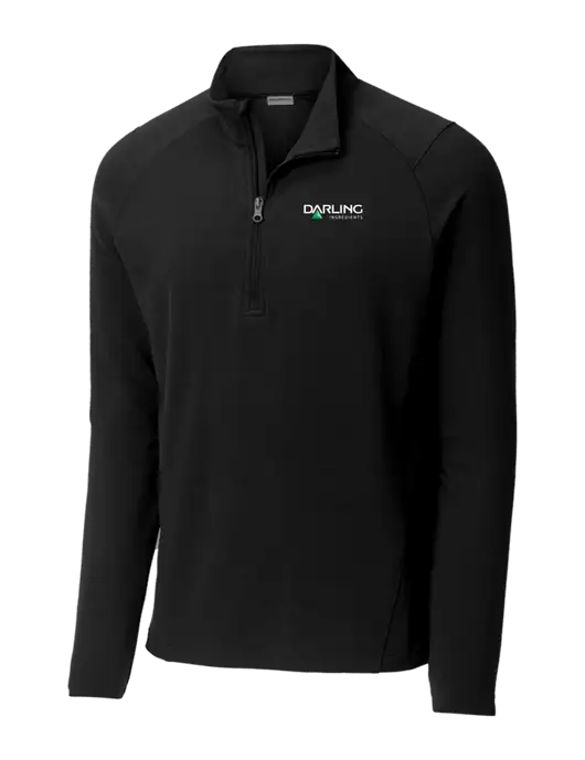 Sport-Wick Flex Fleece Black 1/4-Zip w/Darling Ingredients Logo
