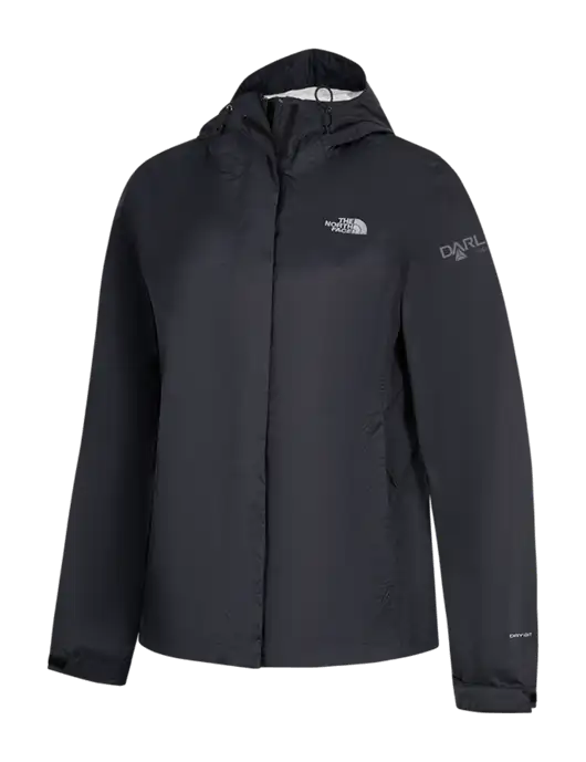 The North Face Womens Black DryVent Rain Jacket w/Darling Ingredients Logo
