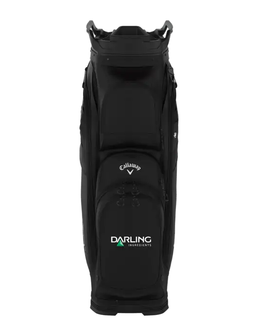 Callaway Org 14 Black Cart Golf Bag  w/Darling Ingredients Logo