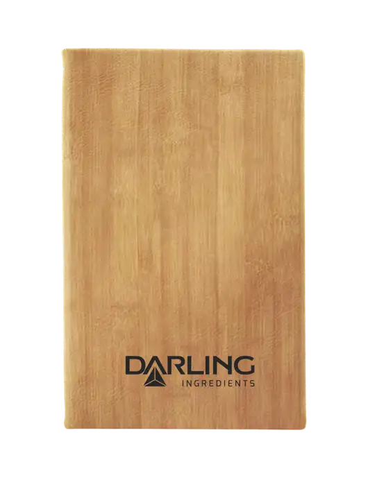 Bamboo Leatherette 5.25 x 8.25 Journal w/Darling Ingredients Logo