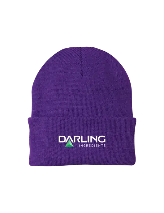 Purple Knit Cap w/Darling Ingredients Logo