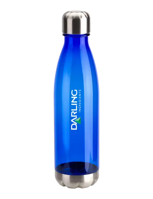 Bayside Tritan Blue 25 oz Bottle with Stainless Base and Cap w/Darling Ingredients Logo