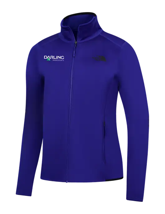 The North Face Womens Dark Royal Skyline Full-Zip Fleece Jacket w/Darling Ingredients Logo