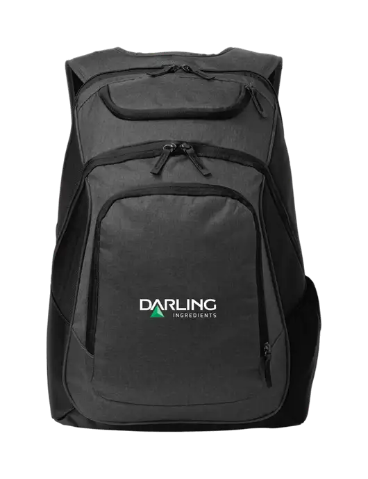Executive Graphite Heather/Black Laptop Backpack w/Darling Ingredients Logo