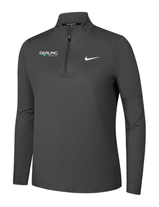 Nike Dark Grey Womens Dri-FIT Element 1/2-Zip Pullover w/Darling Ingredients Logo