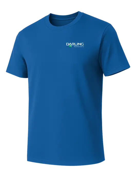 Allmade Royal Blue Organic Cotton Tee w/Darling Ingredients Logo