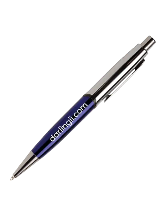 Chimera Blue Pen - Black Ink w/DI URL Logo, Darling Ingredients Logo