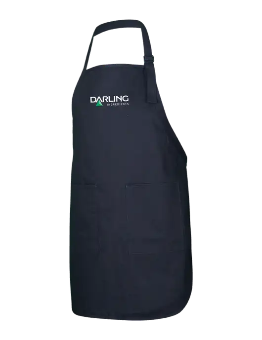 Full-Length Black Apron With Pockets w/Darling Ingredients Logo