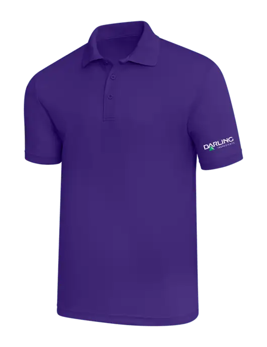 Purple PosiCharge RacerMesh Polo w/Darling Ingredients Logo