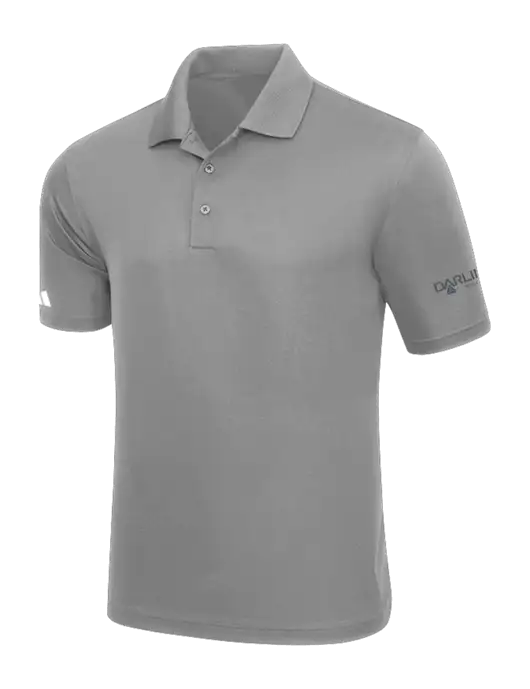 Adidas Light Grey Basic Sport Polo w/Darling Ingredients Logo