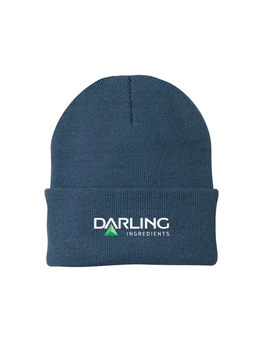 Dark Slate Knit Cap w/Darling Ingredients Logo