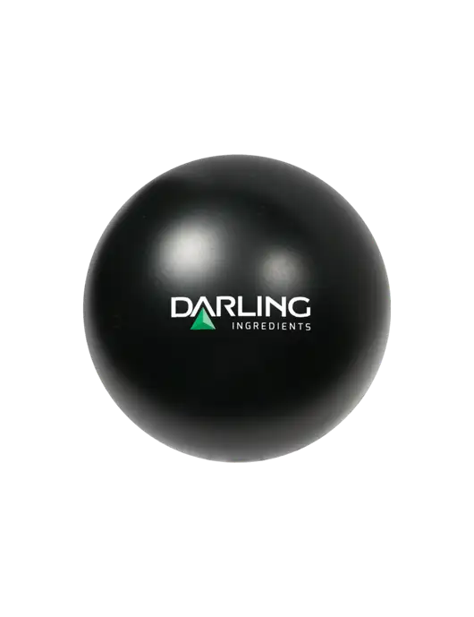 Black Stress Reliever Ball w/Darling Ingredients Logo
