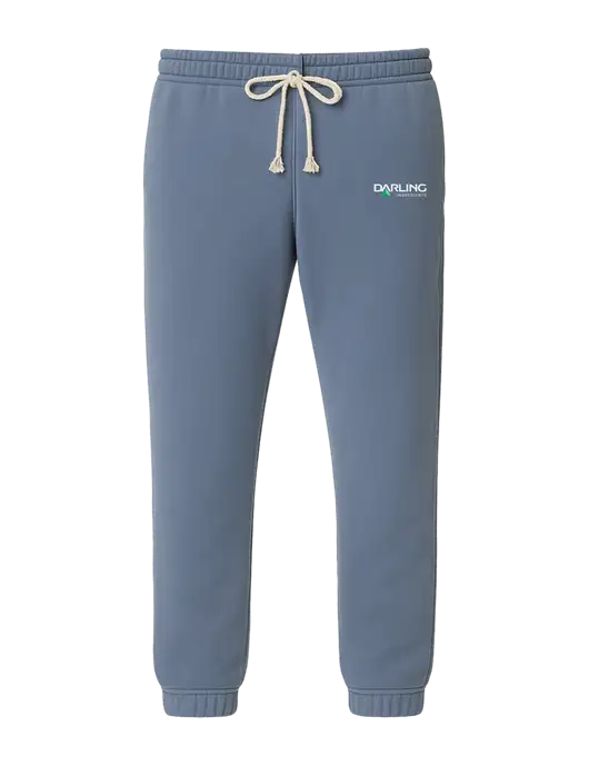 Comfort Colors Garment-Dyed Slate Blue Lightweight Fleece Sweatpants w/Darling Ingredients Logo